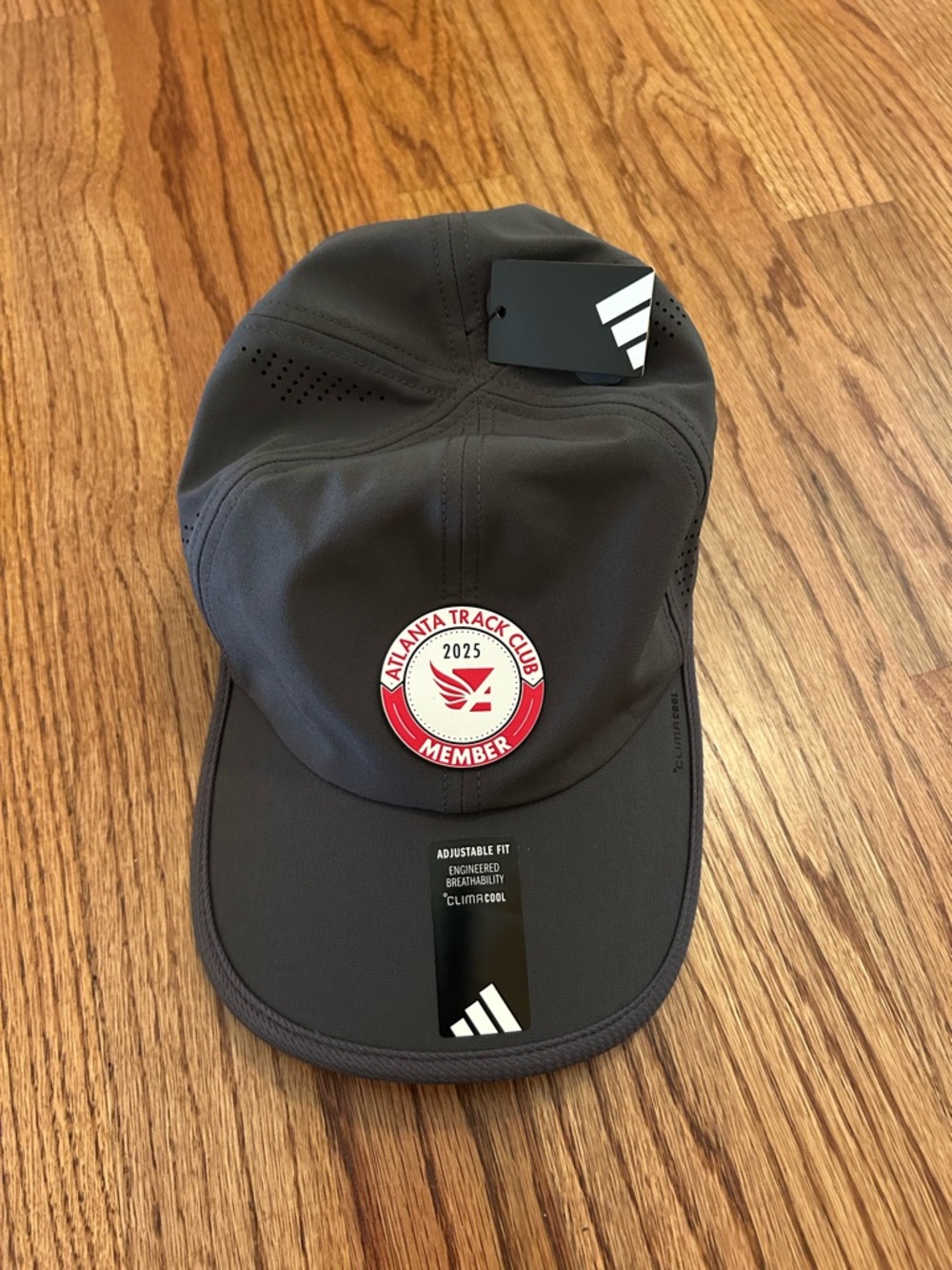 Adidas Dark Gray Atlanta Track Club 2025 Member Cap